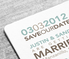 Wedding Save the date, invitation & decor